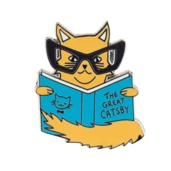 Puss In Books Enamel Pin^Erstwilder Sale