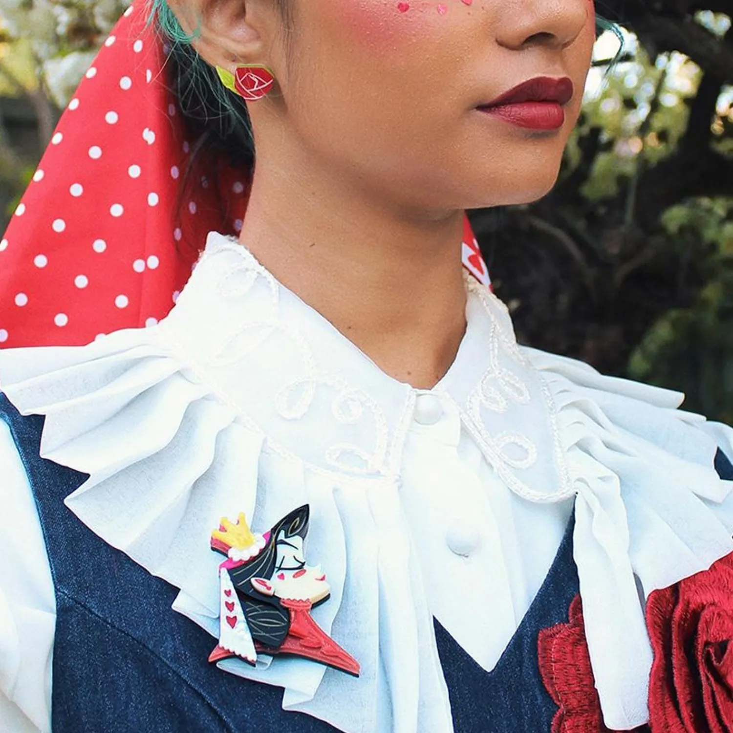 Queen Of Hearts Brooch^Erstwilder Discount