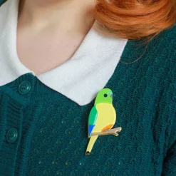 Radiant Rambler Parrot Brooch^Erstwilder Sale