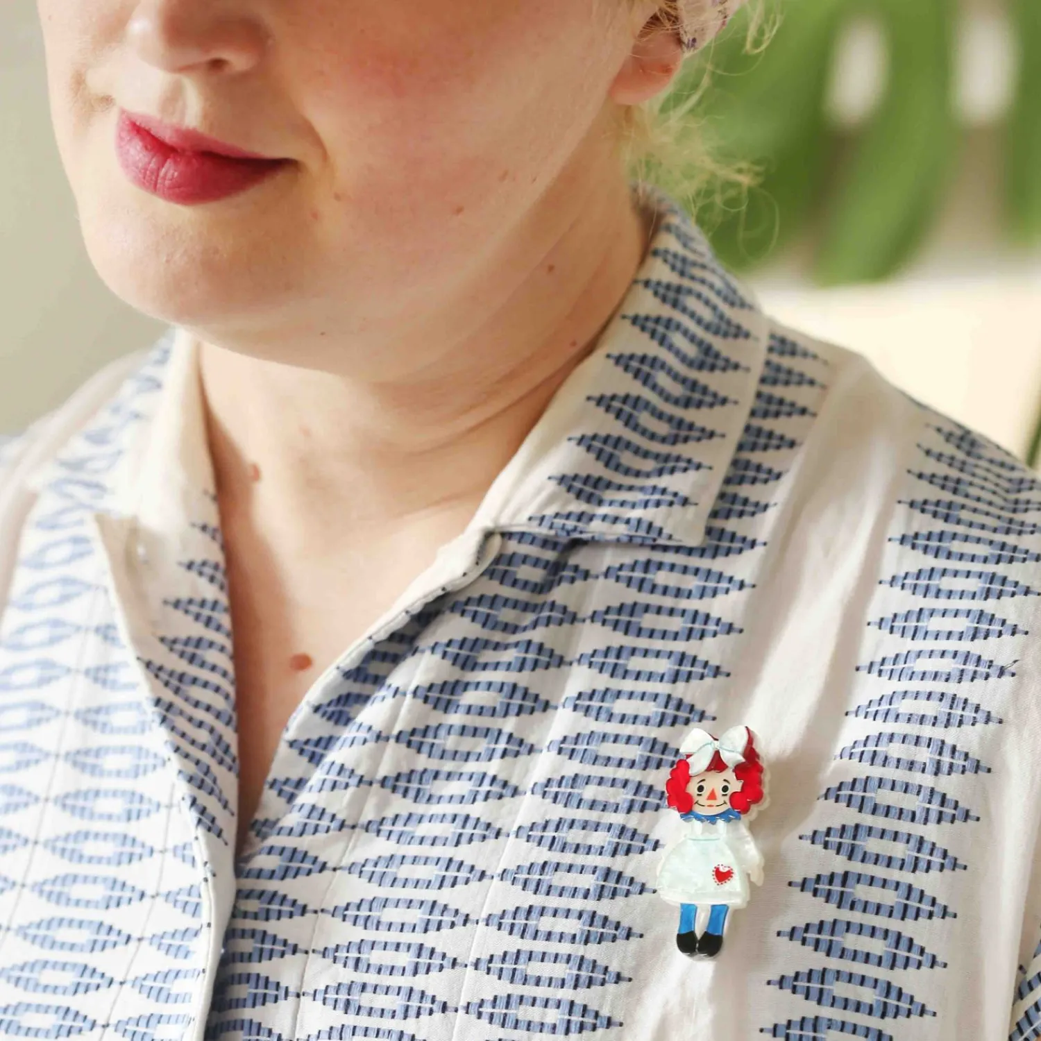 Raggedy Annie Mini Brooch^Erstwilder New