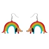 Rainbow Ruff Earrings^Erstwilder Clearance