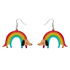 Rainbow Ruff Earrings^Erstwilder Clearance