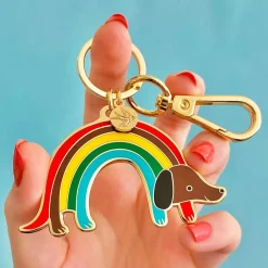 Rainbow Ruff Key Ring^Erstwilder Discount