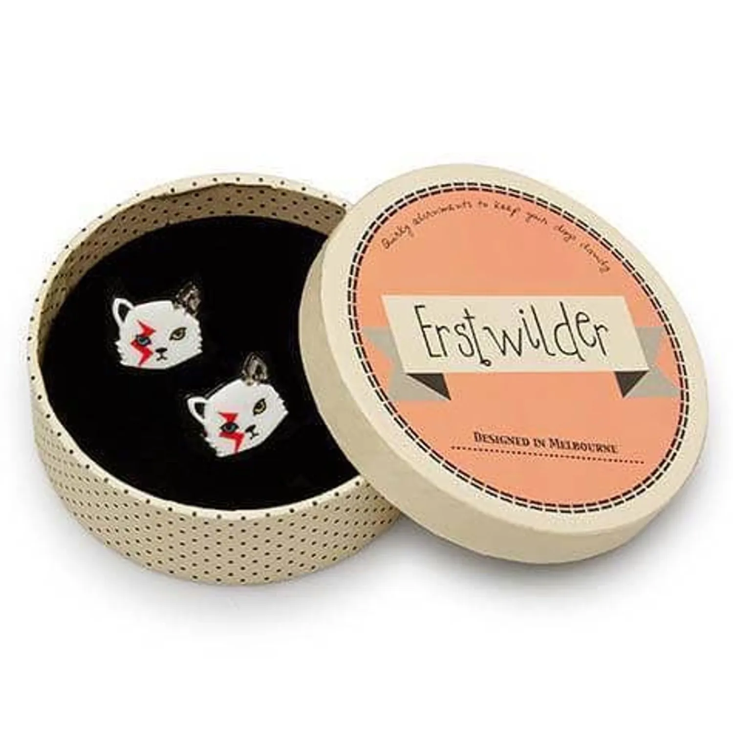 Rebel, Rebel Cat Earrings^Erstwilder Online