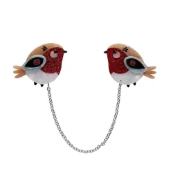Red Robbin Cardigan Clips^Erstwilder Online