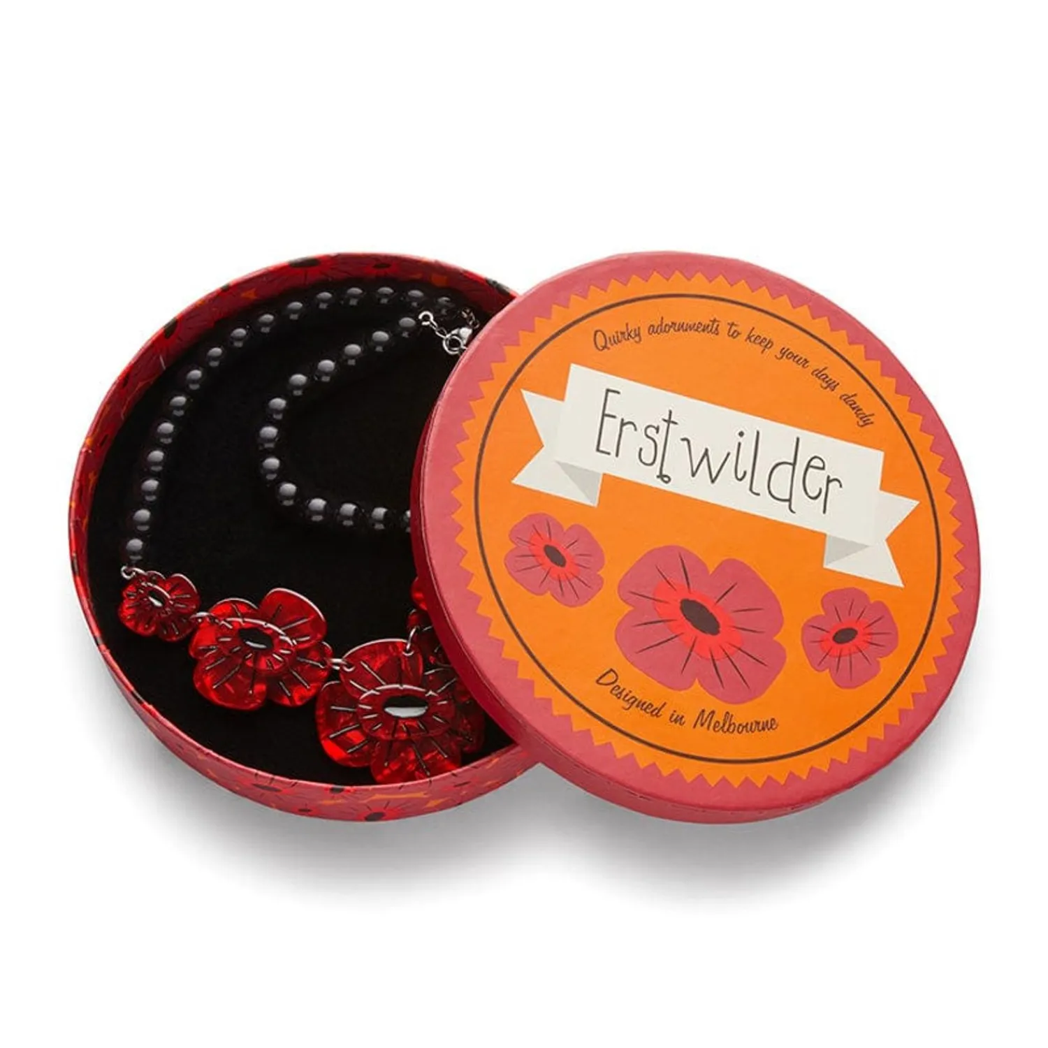 Remembrance Poppy Necklace^Erstwilder Outlet