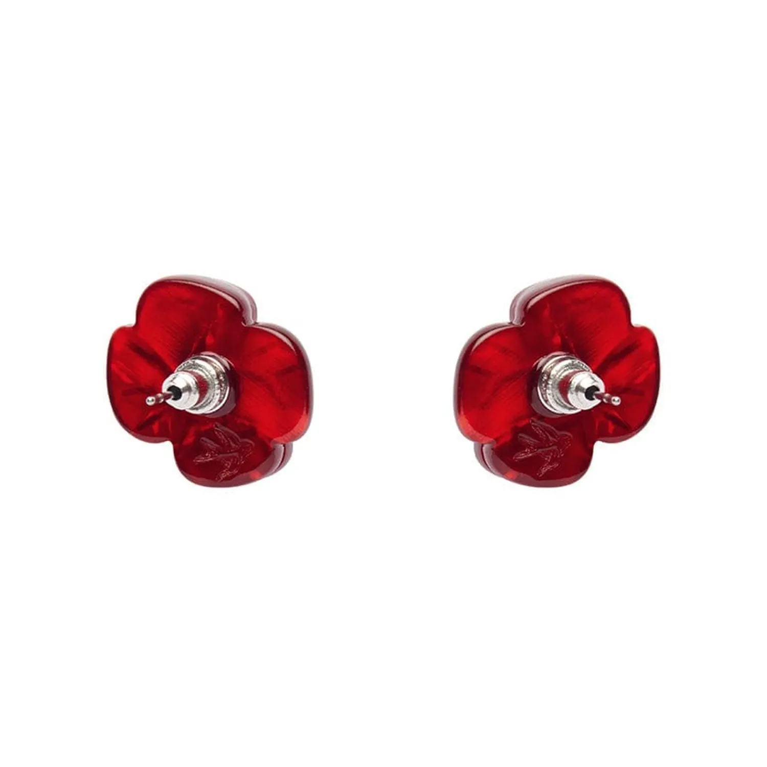Remembrance Poppy Stud Earrings^Erstwilder Online