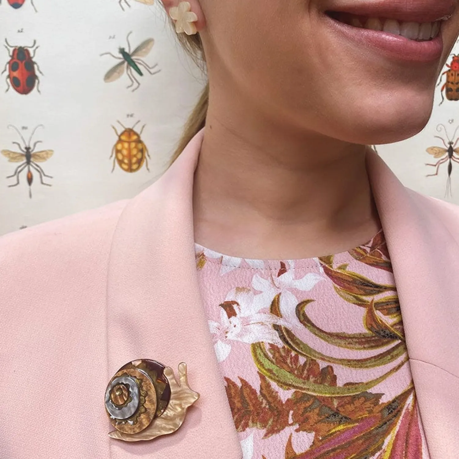 Reticulated Rebel Mini Brooch^Erstwilder Discount
