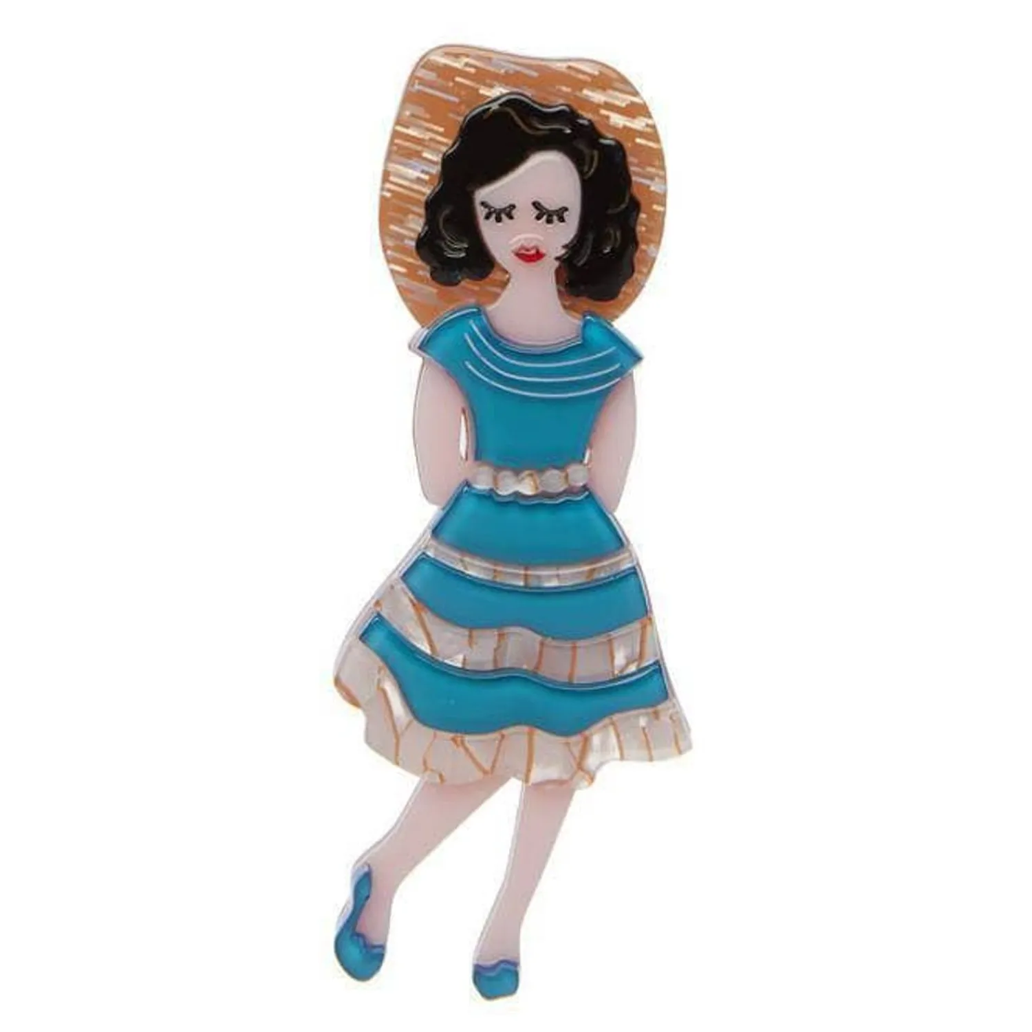 Rockabilly Queen Brooch^Erstwilder Discount