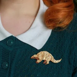 Roly Poly Pangolin Brooch^Erstwilder New