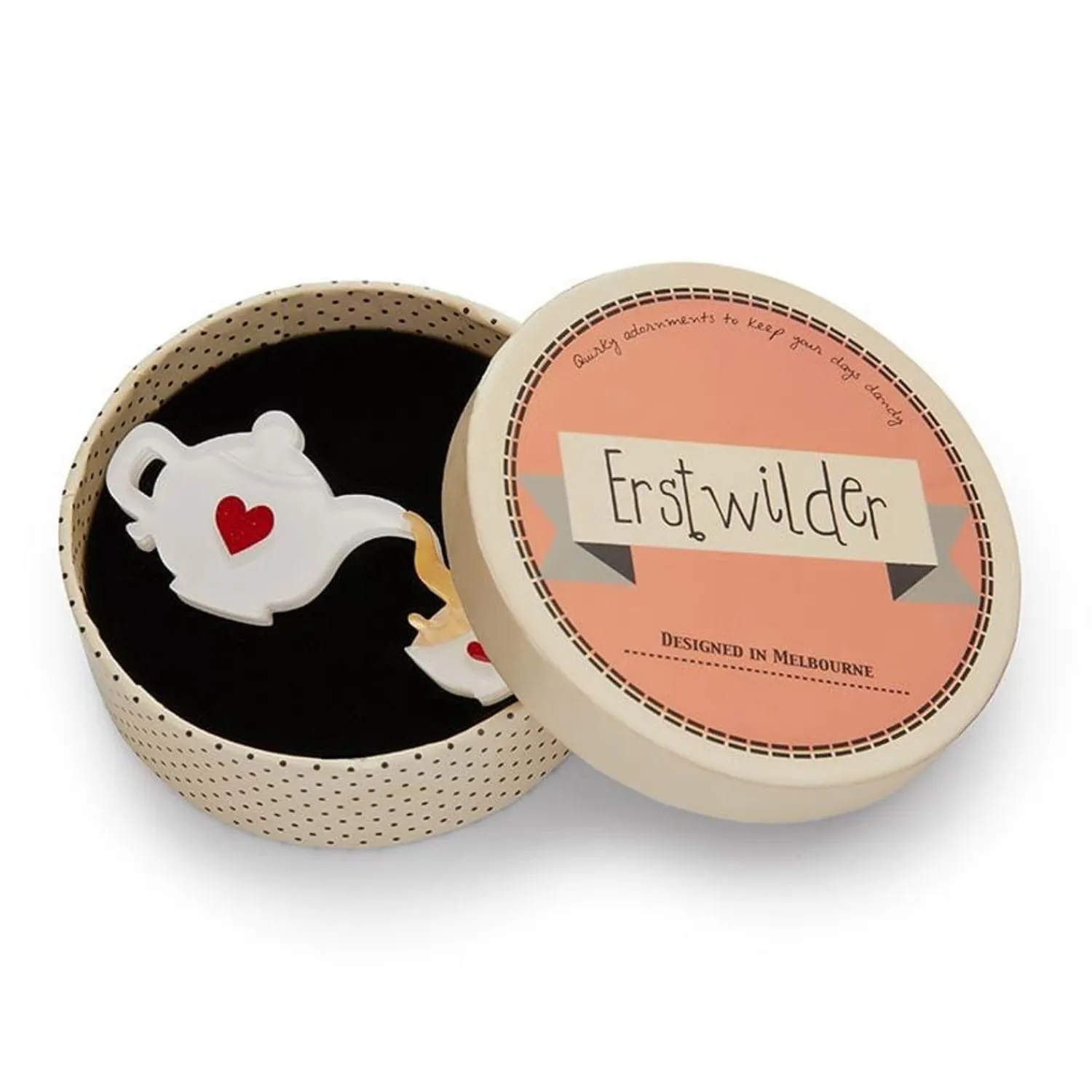 Rosy Lee Brooch^Erstwilder Outlet