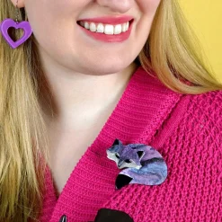Saffron The Sleeping Fox Brooch^Erstwilder Best