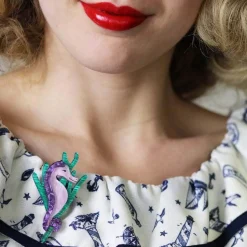 Sandy The Shy Seahorse Brooch^Erstwilder Discount