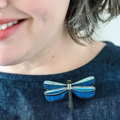 Sapphire Sky Dancer Brooch^Erstwilder New