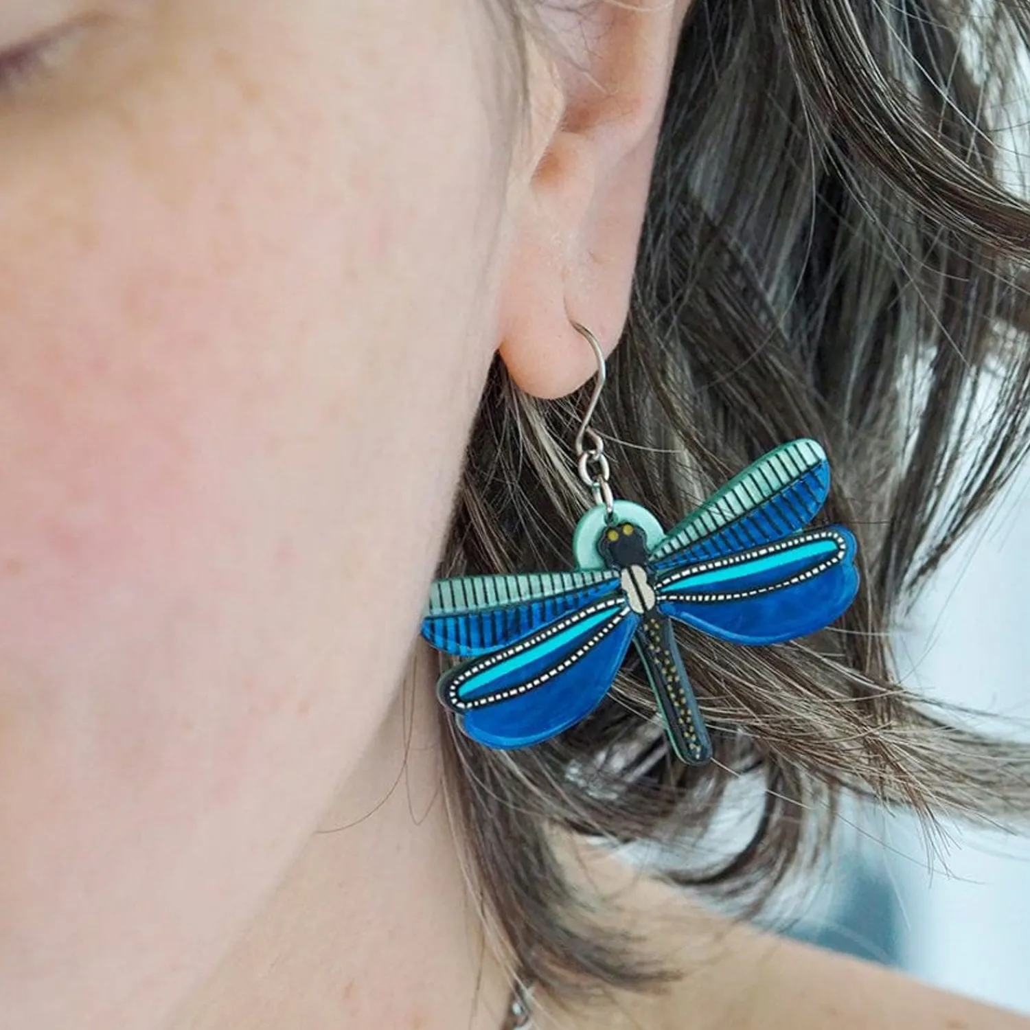Sapphire Sky Dancer Earrings^Erstwilder New