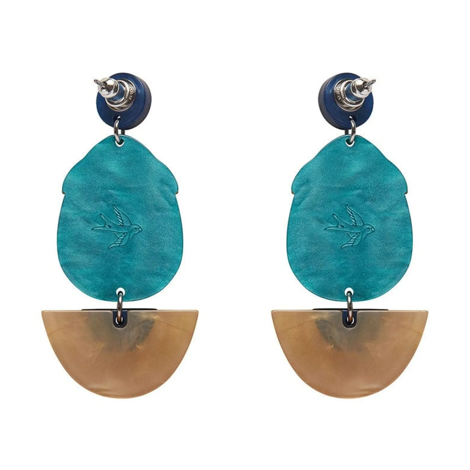 Secret Scarab Drop Earrings^Erstwilder Clearance