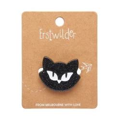 Shadow The Cat Mini Brooch^Erstwilder New