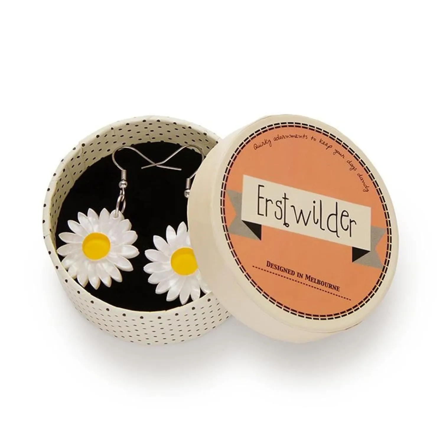 She Loves Me Daisy Drop Earrings^Erstwilder Clearance