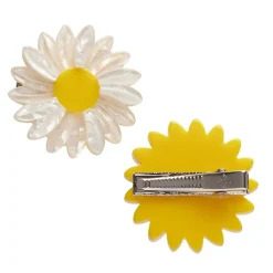 She Loves Me Daisy Hair Clips Set - 2 Piece^Erstwilder Hot