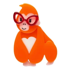 Short-Sighted Sophie Gorilla Brooch^Erstwilder Discount