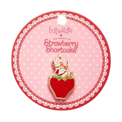 Sitting On A Strawberry Enamel Pin^Erstwilder New