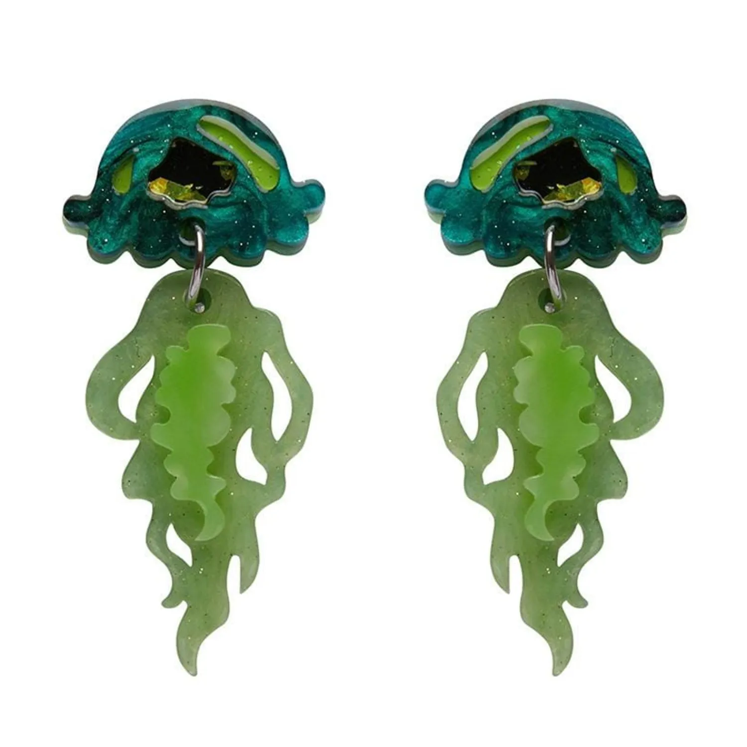 Slippin' Under Jellyfish Earrings^Erstwilder Best