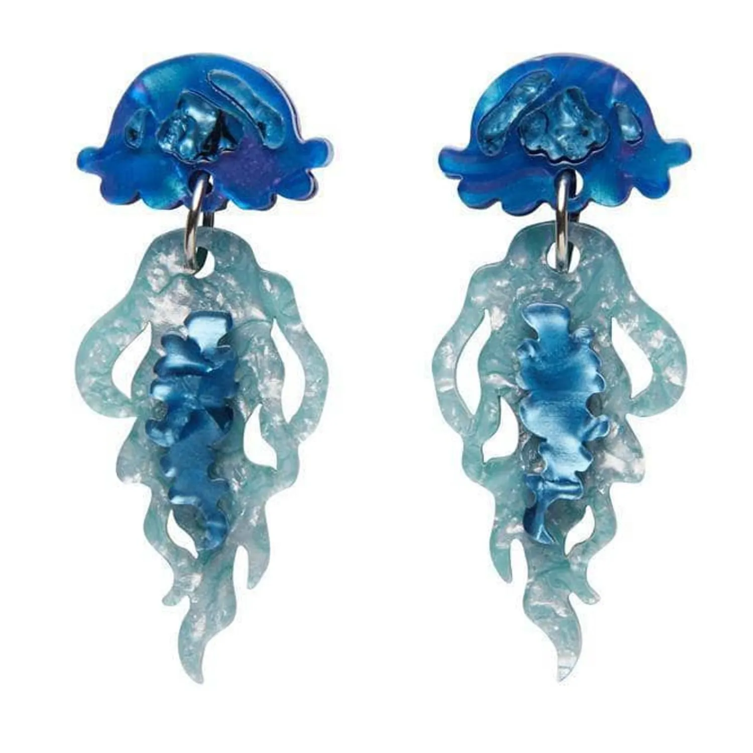 Slippin' Under Jellyfish Earrings^Erstwilder New