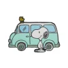 Snoopy On The Road Enamel Pin^Erstwilder New