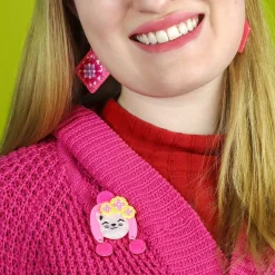Snug Fit Kitty Brooch^Erstwilder Clearance