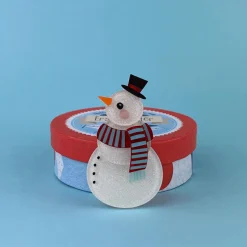 Snuggy Snowman Brooch^Erstwilder Clearance