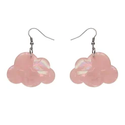 Solid Cloud Solid Glitter Resin Drop Earrings - Pink^Erstwilder Best