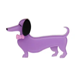 Spiffy The Sausage Dog Brooch^Erstwilder Online