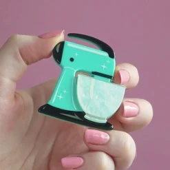 Spin Me Right Round Brooch - Teal^Erstwilder