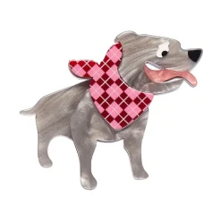 Staffy Stan Mini Brooch^Erstwilder Clearance