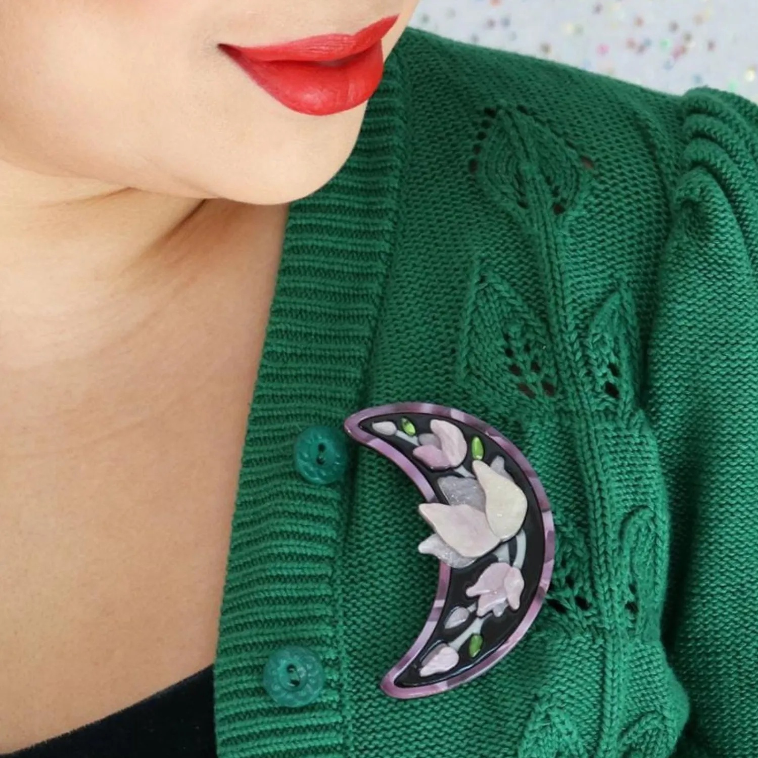 Steel Magnolias Brooch^Erstwilder Discount
