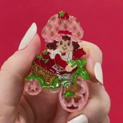 Strawberry Adventures Await Brooch^Erstwilder Discount