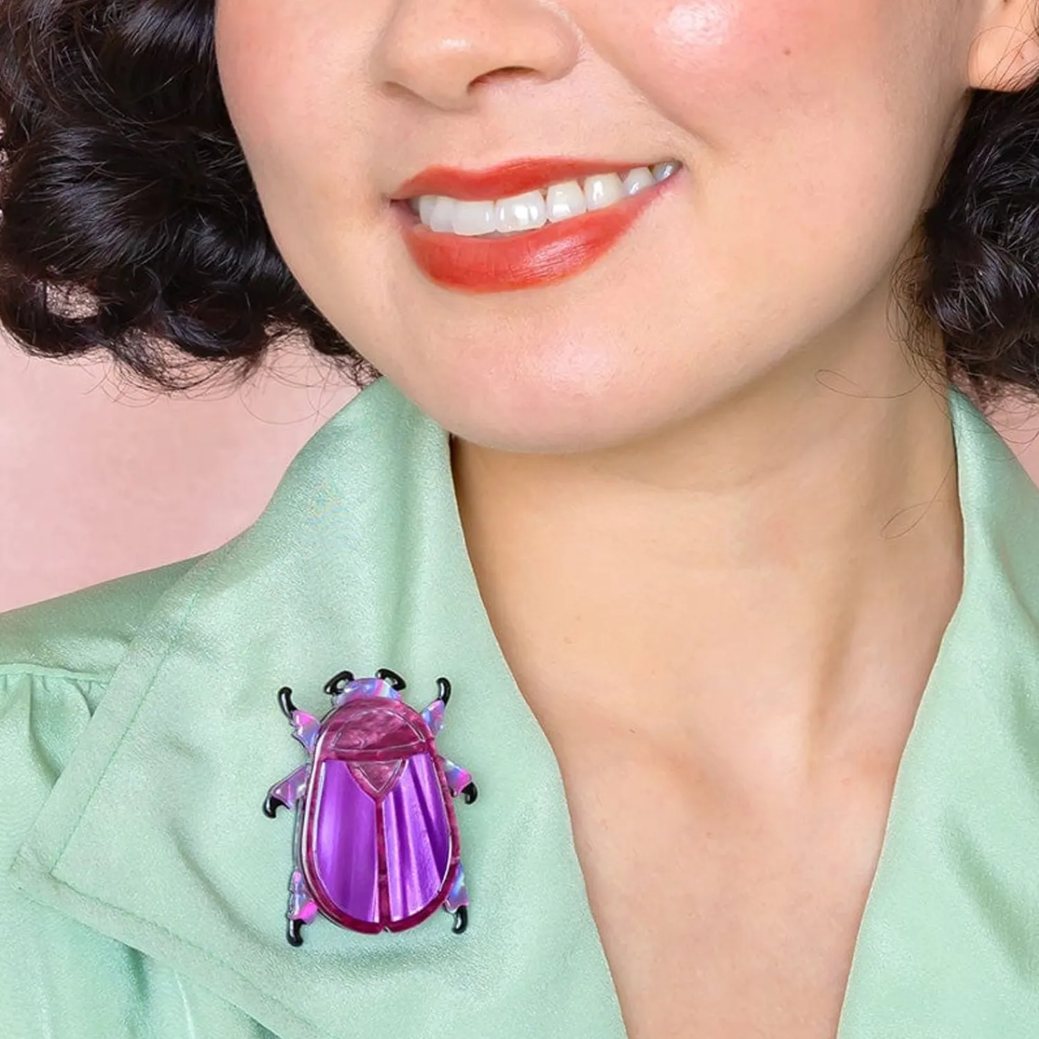 Summer Scarab Brooch^Erstwilder Online