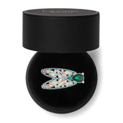 Summer Songstress Stone Set Crystal Brooch^Erstwilder Hot