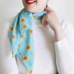 Sumptuous Sunflower Head Scarf^Erstwilder New