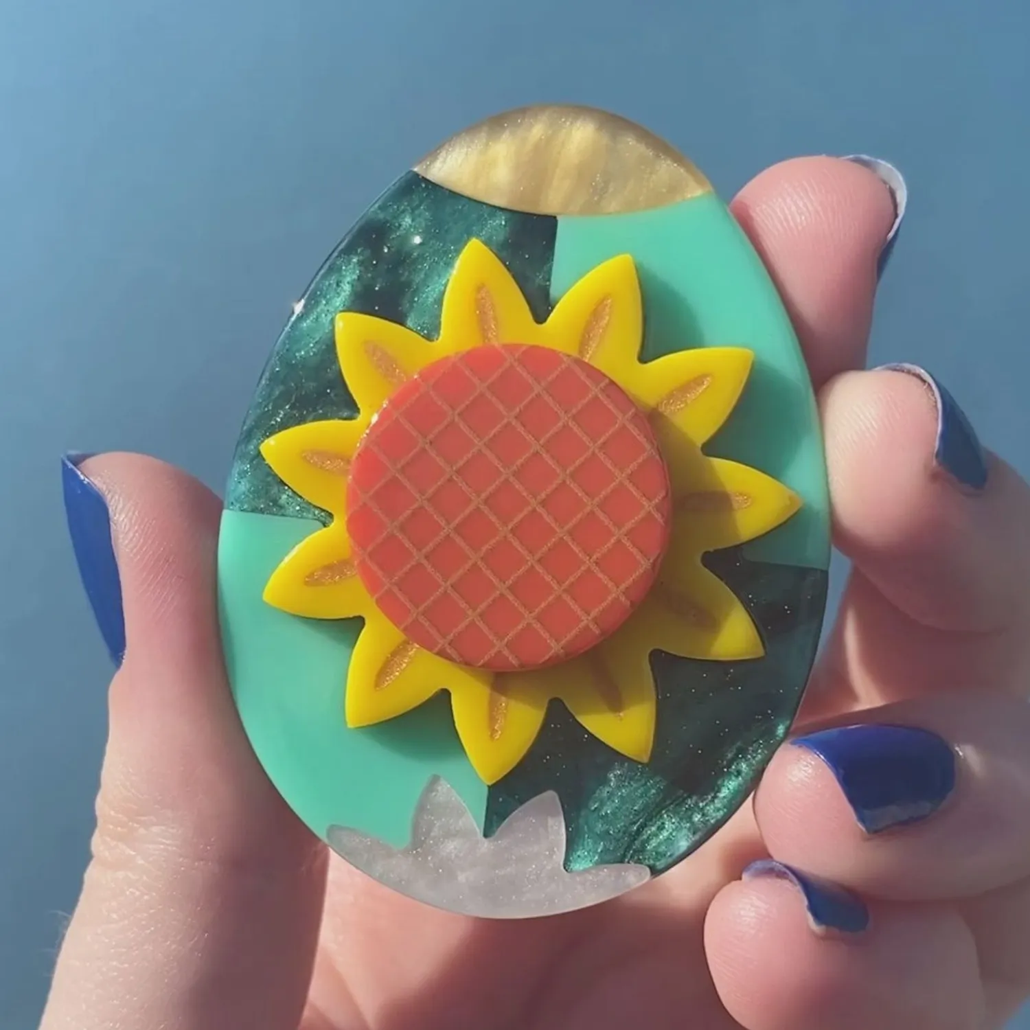 Sunflower Of Love Brooch^Erstwilder Online