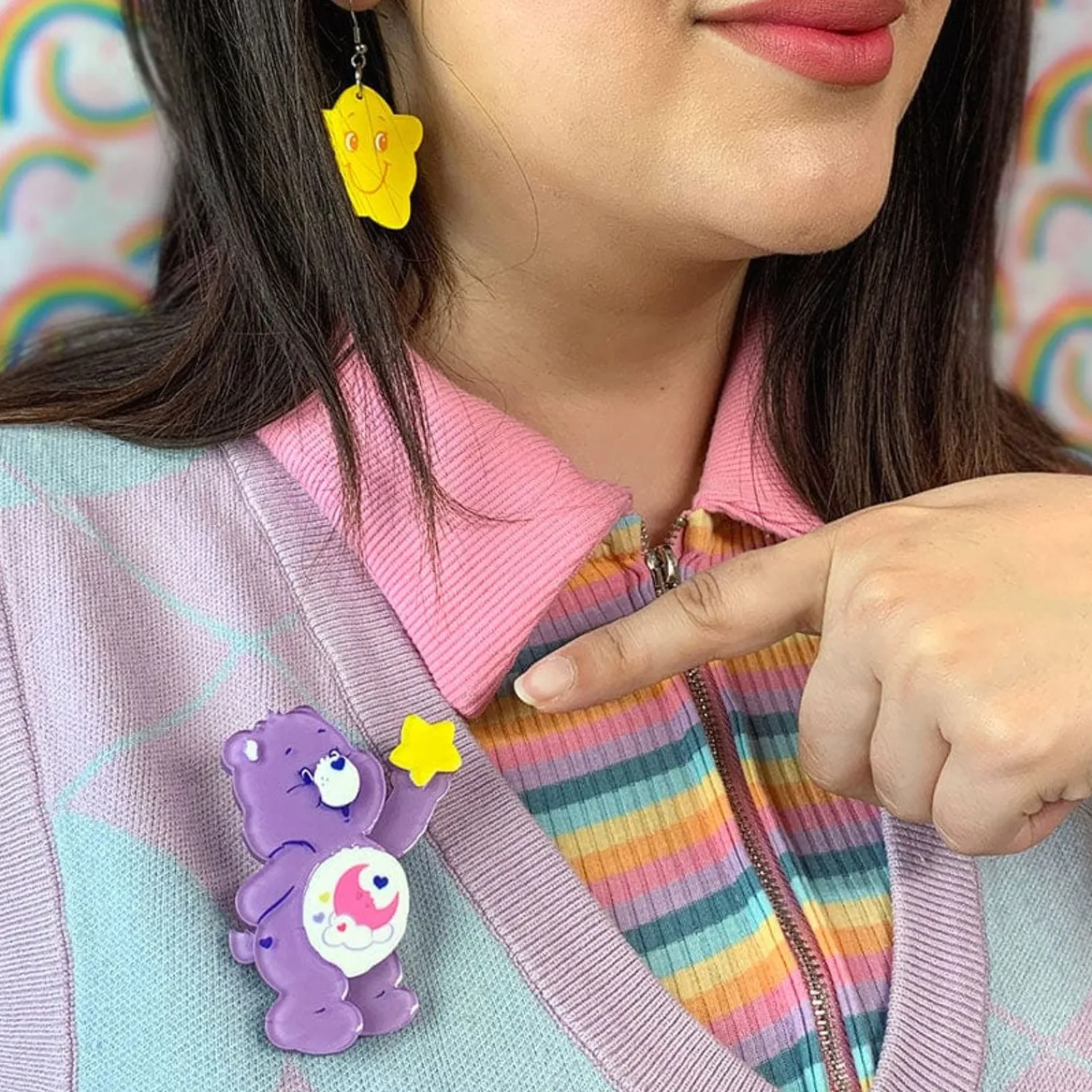 Sweet Dreams Bear Brooch^Erstwilder Discount
