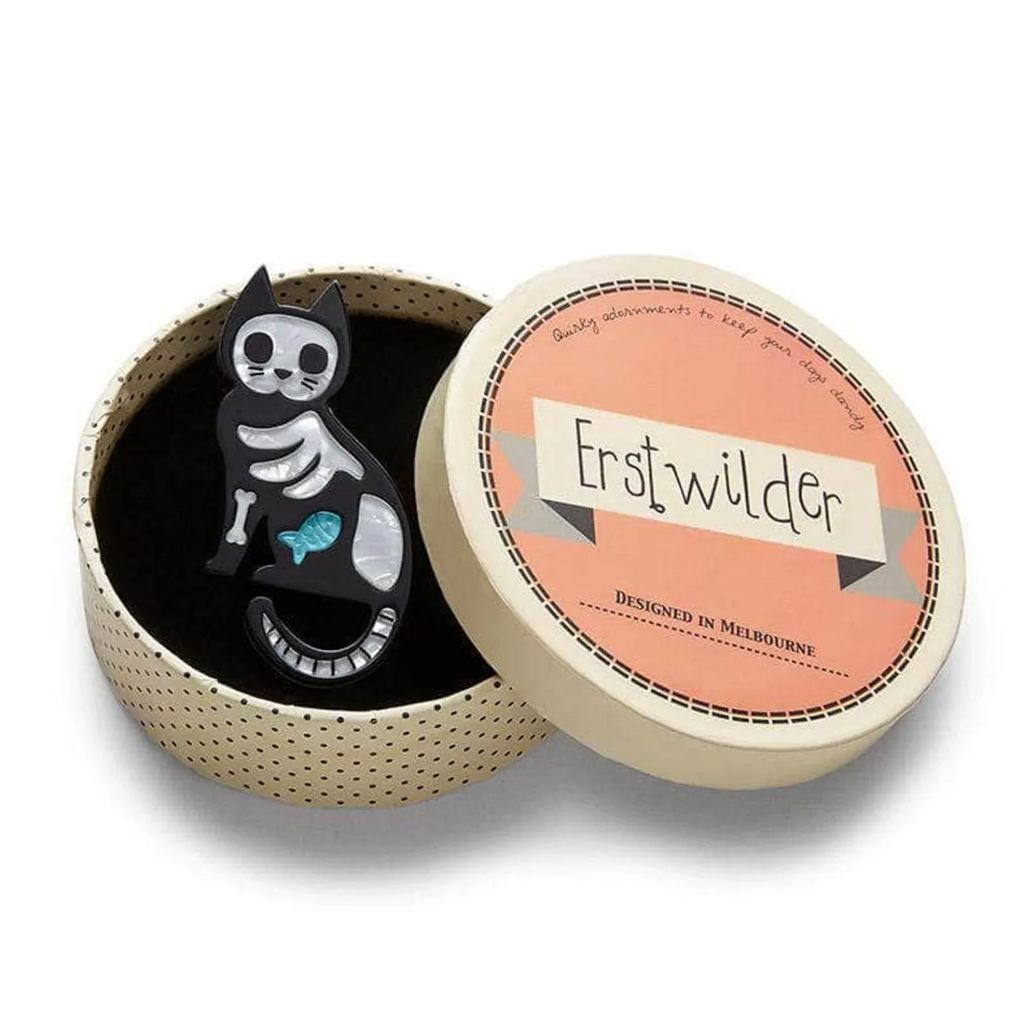 Tabby Tombstone Brooch^Erstwilder