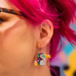 Tara The Toucan Drop Earrings^Erstwilder Hot