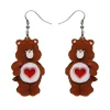 Tenderheart Bear Earrings^Erstwilder Sale