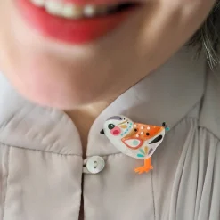 The Balanced Baby Sandpiper Mini Brooch^Erstwilder Outlet
