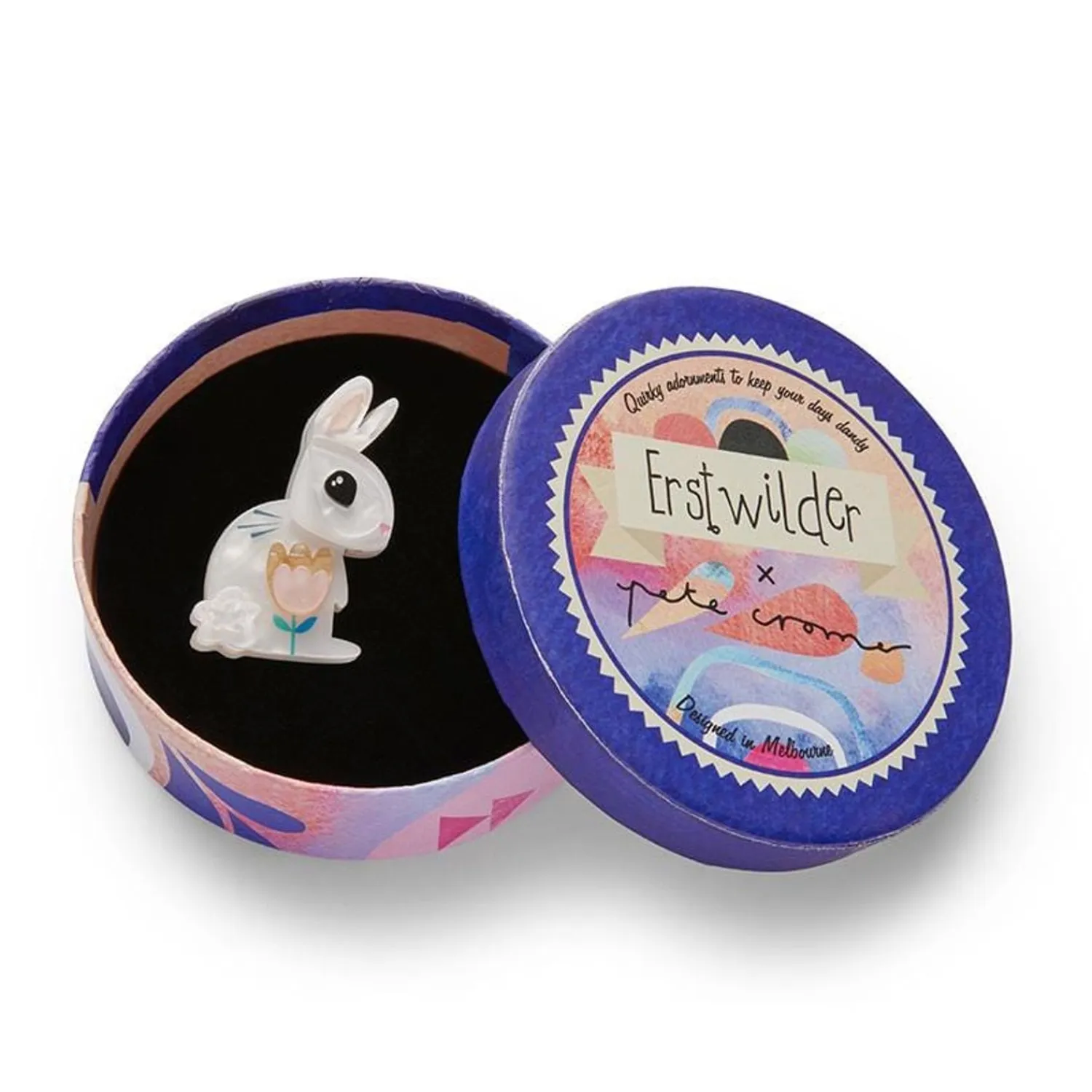 The Beloved Bunny Mini Brooch^Erstwilder Clearance