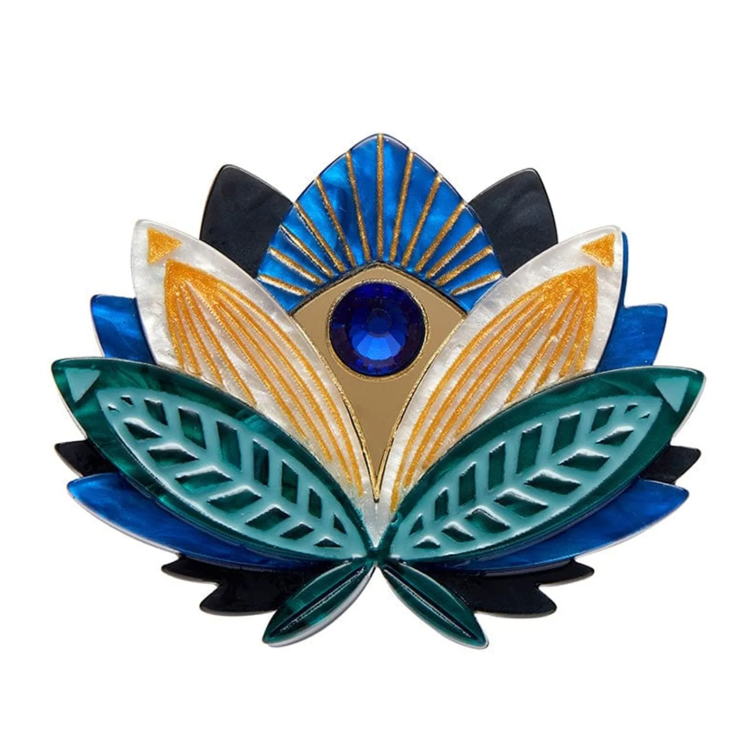 The Blue Lotus Brooch^Erstwilder Sale