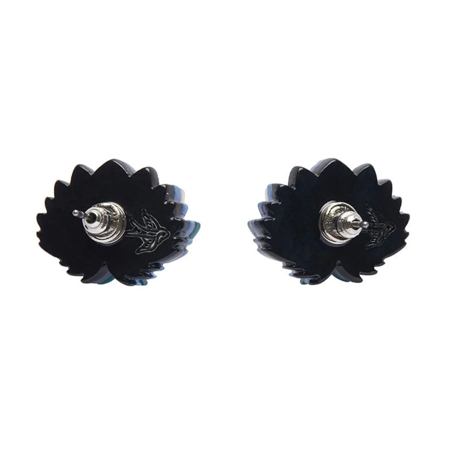 The Blue Lotus Stud Earrings^Erstwilder Hot