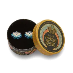 The Blue Lotus Stud Earrings^Erstwilder Hot