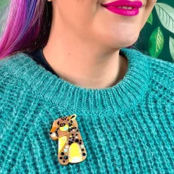 The Choosy Cheetah Brooch^Erstwilder Best